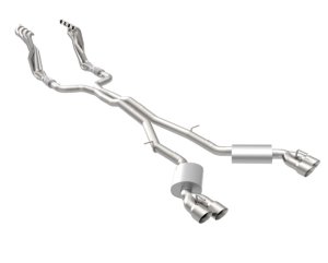 Chevrolet Camaro Performance Exhaust - Kooks Headers - Cat Back with Quad Tips - Polished - `16-`24